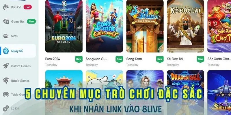 Hệ thống cung cấp đa dạng sản phẩm giải trí hot trên thị trường